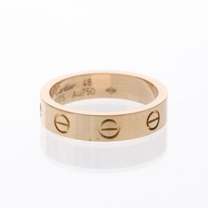 CARTIER 18k Gold Diamond Love Ring